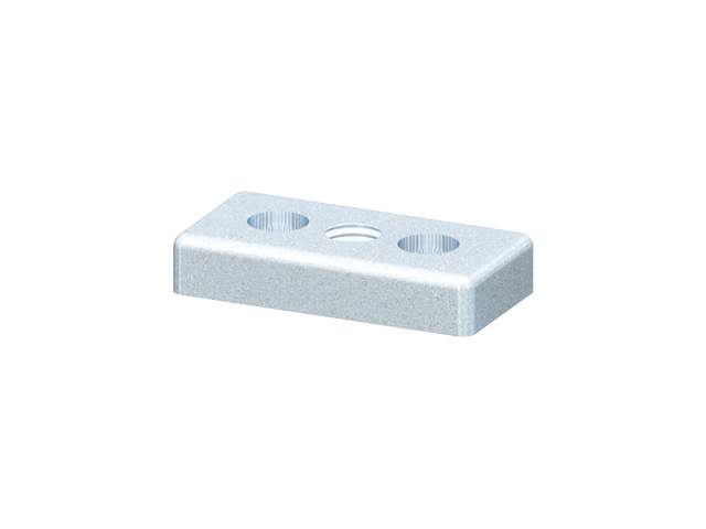 Foot Plate 40x80 M16, zinc-plated Foot Plate 40x80 M16, zinc-plated