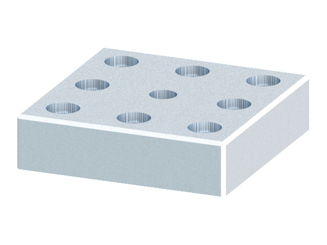 Kranplatte 120x120 M16 Kranplatte 120x120 M16