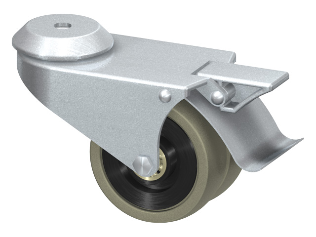 Double Castor D75, braked Double Castor D75, braked