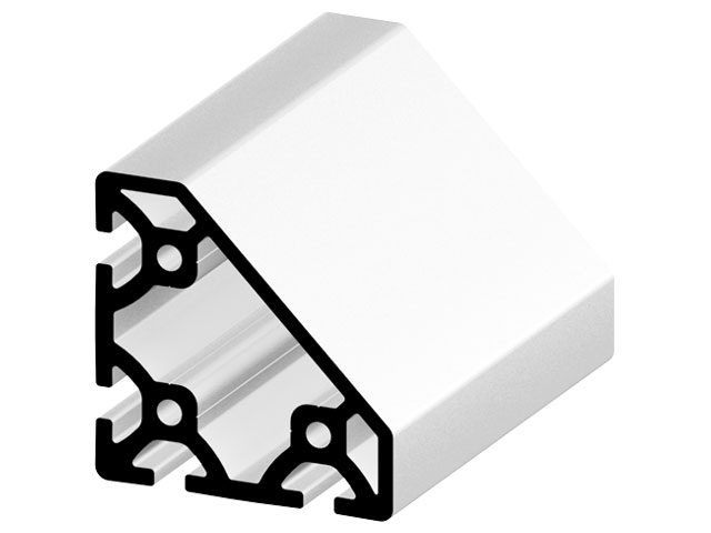 Profil 80x80 Eck, natur Profil 80x80 Eck, natur