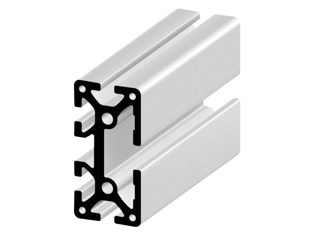 Profil 40x80 offen, natur Profil 40x80 offen, natur