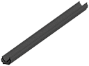 Abdeck- und Einfassprofil 20, schwarz Abdeck- und Einfassprofil 20, schwarz