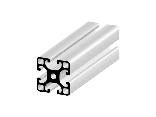 Profil 40x40 semi, natur Profil 40x40 semi, natur