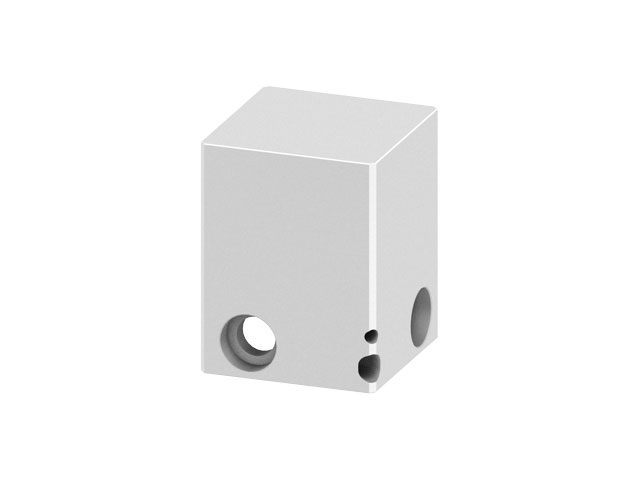 Contour piece for the 3 axis adjustment Block 50x50x62 Contour piece for the 3 axis adjustment Block 50x50x62