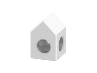 Deltablock 25x25x37,5 90° Deltablock 25x25x37,5 90°