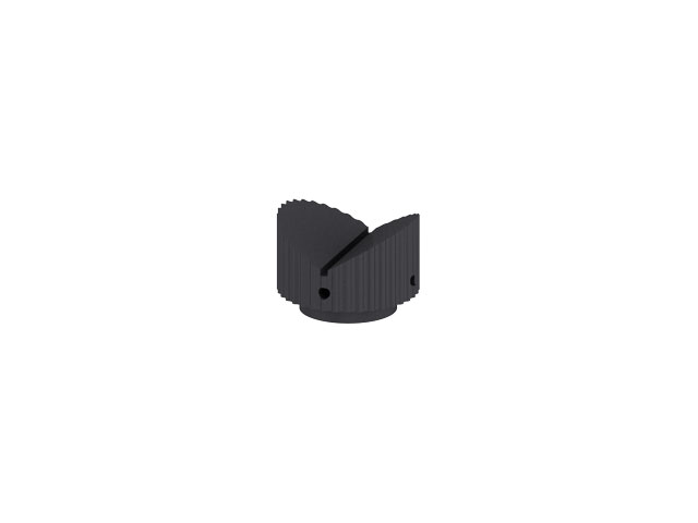 Prismenaufsatz 120°, schwarz Prismenaufsatz 120°, schwarz