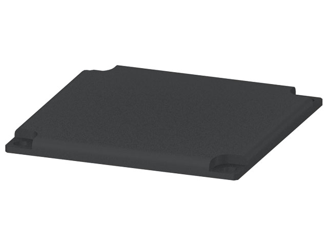 End Cap 75x75, black End Cap 75x75, black