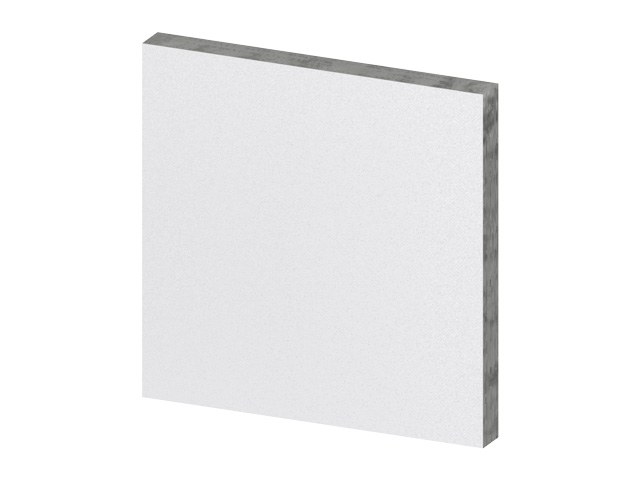 Vollkunststoff 10mm, weiß Vollkunststoff 10mm, weiß