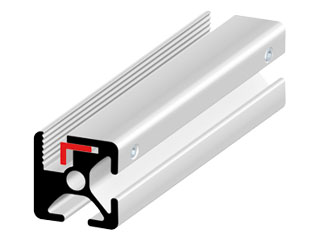 Clamp Profile 30 with strip Clamp Profile 30 with strip