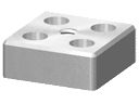 Kranplatte 100x100 M16 Kranplatte 100x100 M16