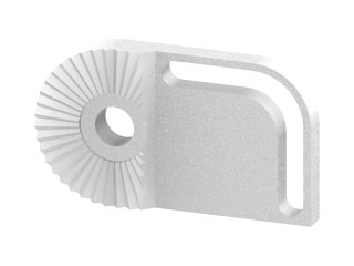 Lasche 50mm, verzahnt Lasche 50mm, verzahnt