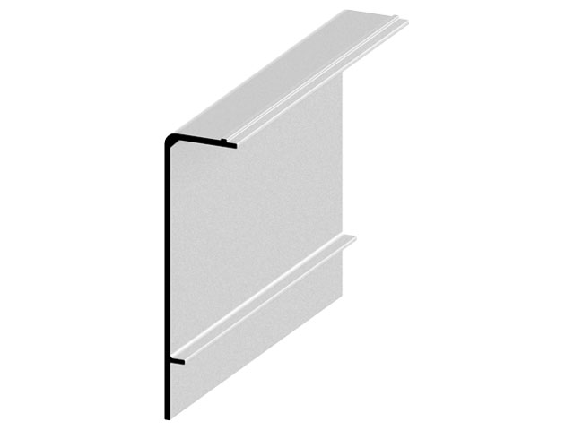 Abdeckprofil Führungsprofil 100x120, natur Abdeckprofil Führungsprofil 100x120, natur