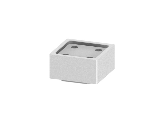 Connection Block for 3 axis adjustment unit - top mount Connection Block for 3 axis adjustment unit - top mount