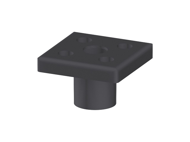 Linearflanschplatte 80x80 Linearflanschplatte 80x80