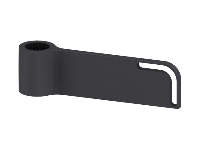Strap For Shaft, 130mm, drilling template, black Strap For Shaft, 130mm, drilling template, black
