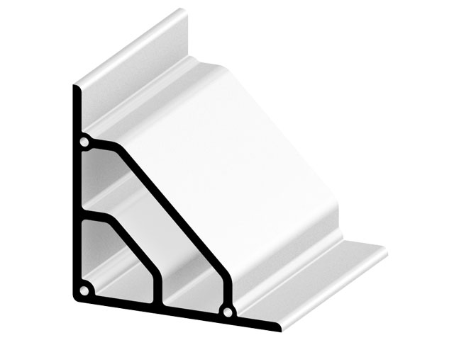 Angle Profile 120x120 bridge, natural Angle Profile 120x120 bridge, natural