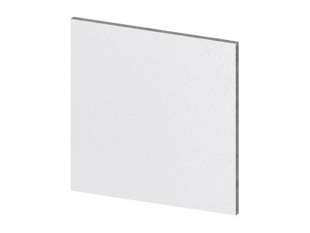 Vollkunststoff 4mm weiß Vollkunststoff 4mm weiß