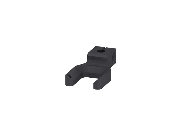 Druckstück 40, 25mm breit, schwarz Druckstück 40, 25mm breit, schwarz
