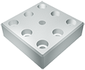 Kranplatte 90x90 M12 Kranplatte 90x90 M12