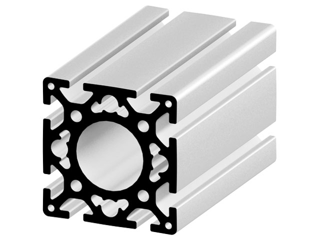 Profil 80x80 rund, natur Profil 80x80 rund, natur