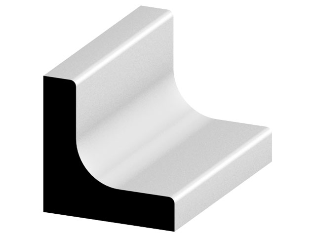 Angle Profile 80x80, natural Angle Profile 80x80, natural