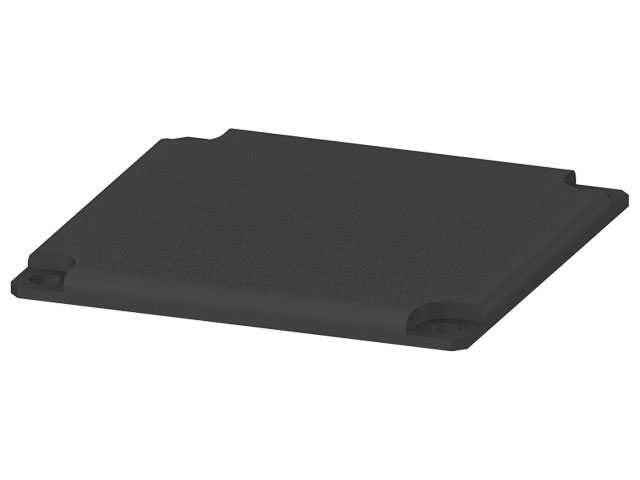 End Cap 80x80, black End Cap 80x80, black