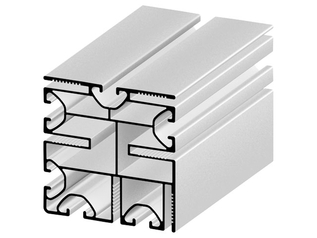 Protection Wall Support Leg Profile 80x80, natural Protection Wall Support Leg Profile 80x80, natural