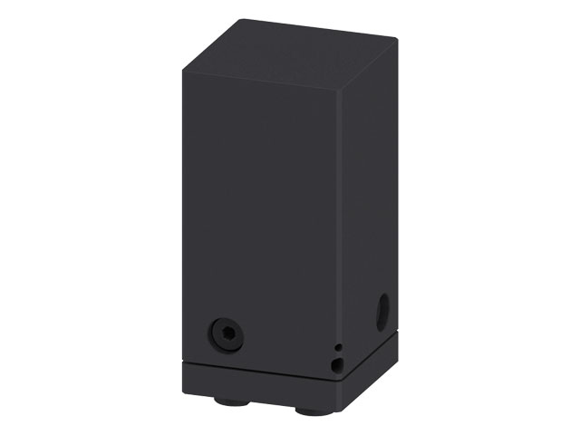 3D Abstimmblock 80x80x160, schwarz