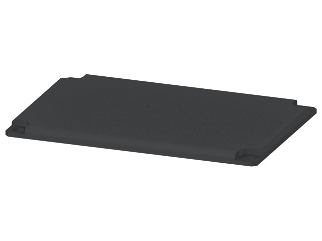 End Cap 80x120, black End Cap 80x120, black