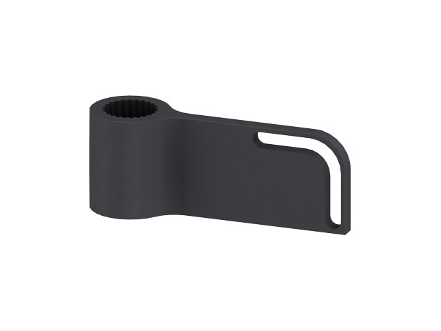 Strap For Shaft,90mm, drilling template, black Strap For Shaft,90mm, drilling template, black