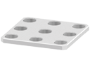 Passplatte R50 150x150x10,6 natur Passplatte R50 150x150x10,6 natur