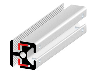 Clamp Profile 30 180°, with strips Clamp Profile 30 180°, with strips